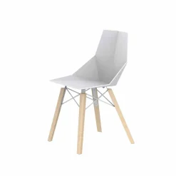 Sedie da Soggiorno o Cucina in Polipropilene e Legno - Faz Wood by Vondom