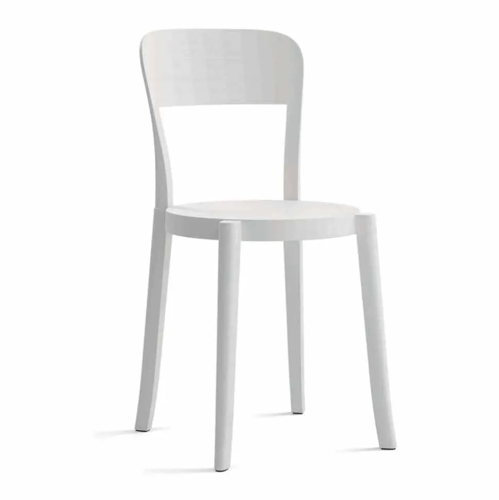 4 Sedie Impilabili da Esterno in Polipropilene di Design Made in Italy - Alexus