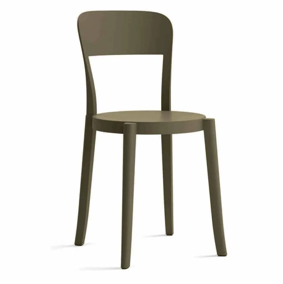 4 Sedie Impilabili da Esterno in Polipropilene di Design Made in Italy - Alexus