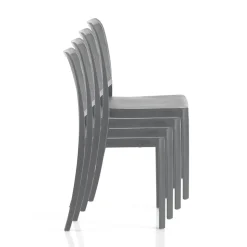 4 Sedie Indoor e Outdoor Impilabili in Polipropilene - Pavone