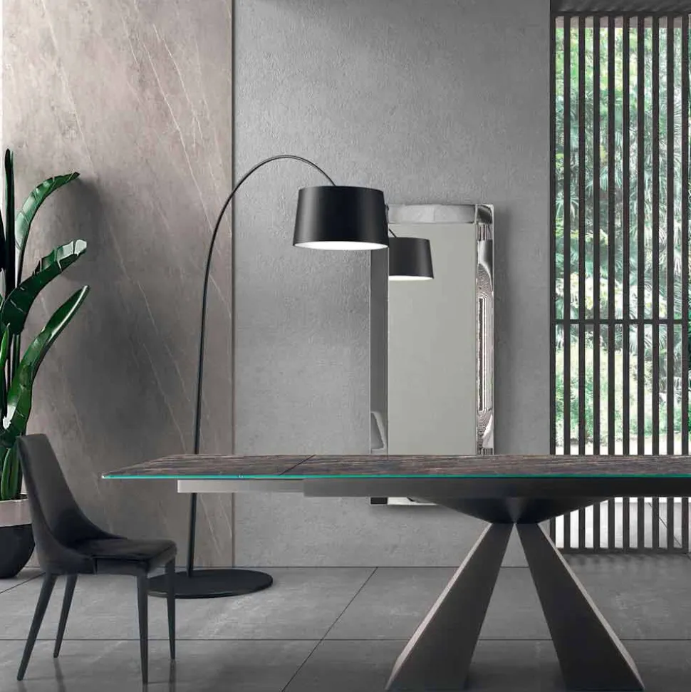 4 Sedie Moderne in Acciaio con Seduta in Velluto Imbottita Made in Italy – Nirvana
