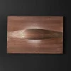 Selene Art&Light applique con pannelli texturizzati fatti a mano