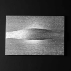 Selene Art&Light applique con pannelli texturizzati fatti a mano