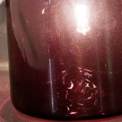 Selene Bossa Nova lampada da tavolo Ø11 H16cm, vetro soffiato ametista