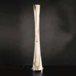 Selene Clessidra lampada da terra in vetro soffiato Ø36 H175cm