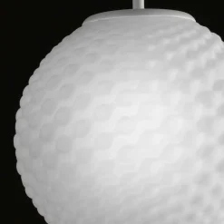 Selene Domino lampadario in vetro soffiato fatto a mano Ø27 H 27/140cm