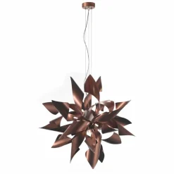 Selene Ginger lampda a sospensione in metallo made in Italy Ø80 H200cm