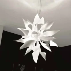 Selene Ginger lampda a sospensione in metallo made in Italy Ø80 H200cm