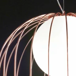 Selene Kluvì lampada a sospensione in vetro soffiato Ø54 H 70/200cm