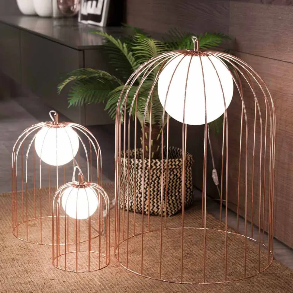 Selene Kluvì lampada da tavolo di design in vetro soffiato Ø54 H 70cm