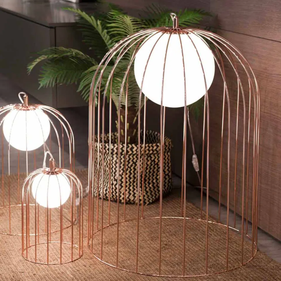 Selene Kluvì lampada da tavolo di design in vetro soffiato Ø54 H 70cm