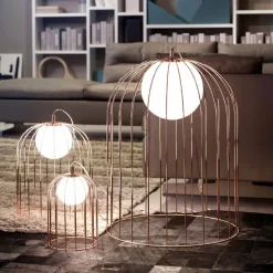Selene Kluvì lampada da tavolo moderna in vetro soffiato  Ø33 H41cm