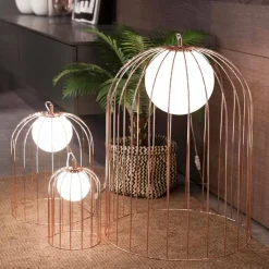Selene Kluvì lampada da tavolo moderna in vetro soffiato Ø33 H41cm