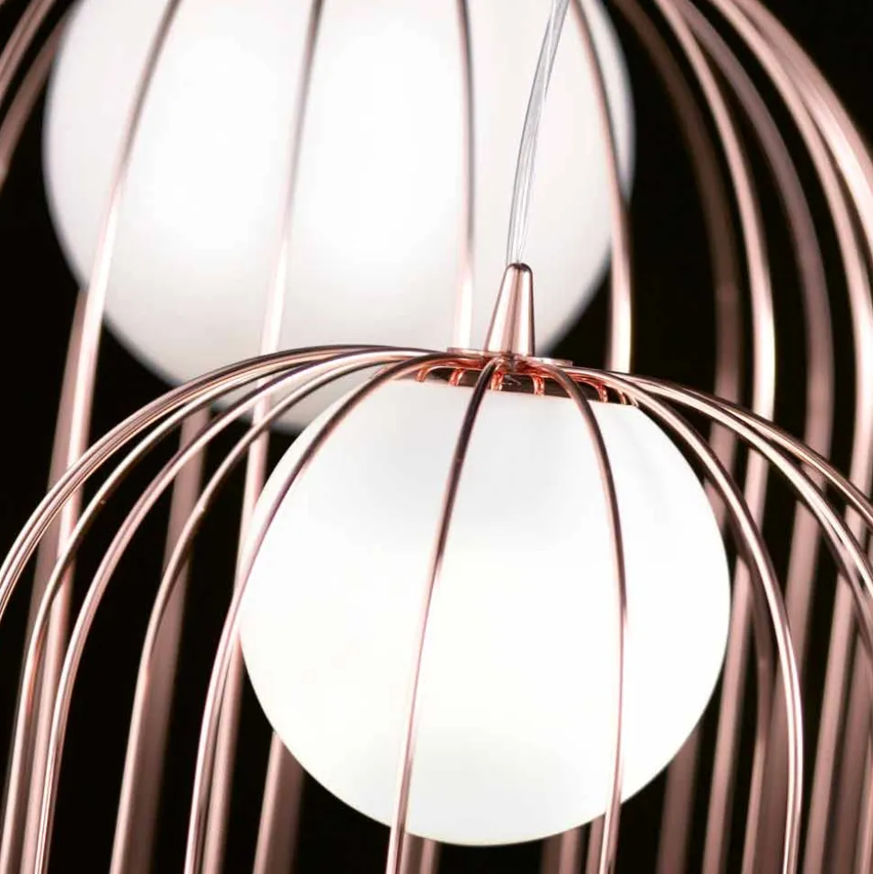Selene Kluvì lampada da tavolo moderna in vetro soffiato Ø33 H41cm