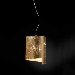 Selene Papiro lampada a sospensione moderna in cristallo Ø26 H 125cm
