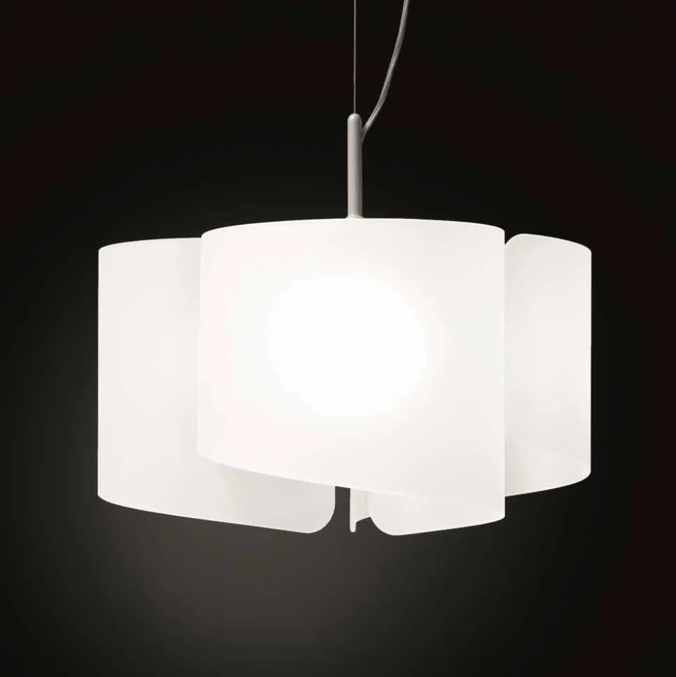 Selene Papiro lampada a sospensione made in Italy Ø46 x H 140 cm