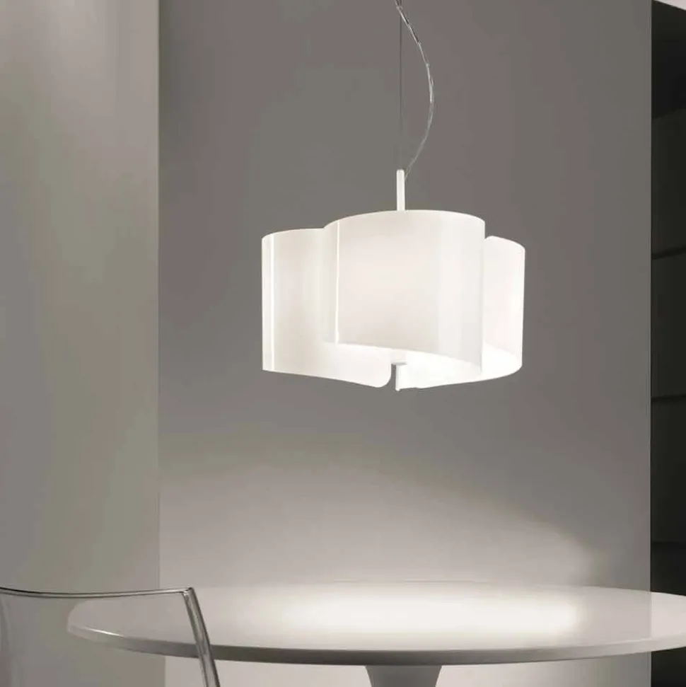 Selene Papiro lampada a sospensione made in Italy Ø46 x H 140 cm