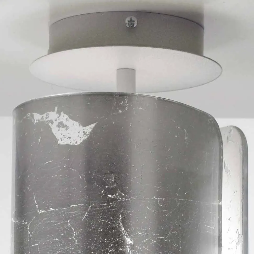 Selene Papiro lampada da soffitto in cristallo Ø15 H30cm,made in Italy