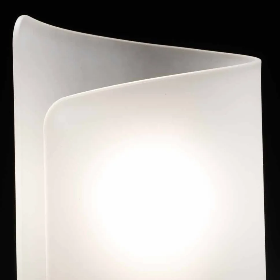 Selene Papiro lampada da tavolo in cristallo made in Italy 15x14xH25cm