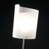 Selene Papiro lampada da terra di design in cristallo Ø26 H185cm