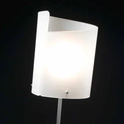 Selene Papiro lampada da terra di design in cristallo Ø26 H185cm