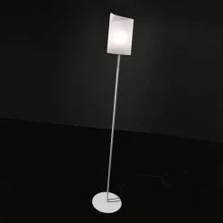 Selene Papiro lampada da terra di design in cristallo Ø15 H 180cm