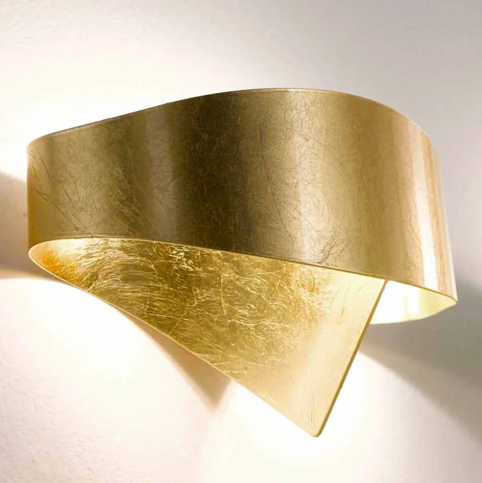 Selene Scudo lampada da muro moderna made in Italy 29x15xH16 cm