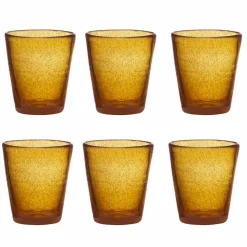 Servizio 12 Bicchieri Colorati in Vetro Soffiato dal Design Moderno - Pumba