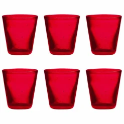 Servizio 12 Bicchieri Colorati in Vetro Soffiato dal Design Moderno - Pumba