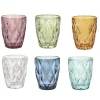 Servizio Bicchieri da Acqua in Vetro Colorato 12 Pezzi Design Moderno - Timon