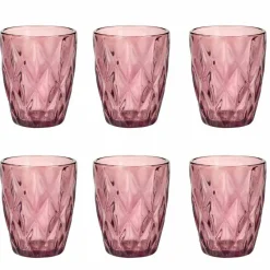 Servizio Bicchieri da Acqua in Vetro Colorato 12 Pezzi Design Moderno - Timon