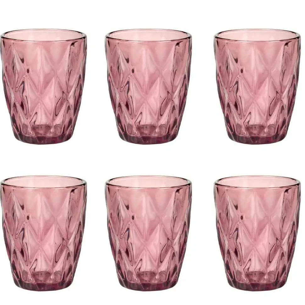Servizio Bicchieri da Acqua in Vetro Colorato 12 Pezzi Design Moderno - Timon