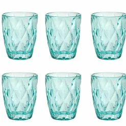 Servizio Bicchieri da Acqua in Vetro Colorato 12 Pezzi Design Moderno - Timon