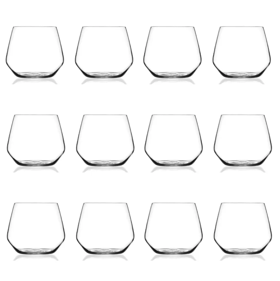 Servizio Bicchieri per Acqua in Eco Cristallo Design Minimale 12 Pz - Etera