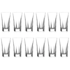 Servizio Bicchieri Tumbler Alti Cristallo Eco Colorato 12 Pezzi - Amalgama