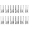 Servizio Bicchieri Tumbler Eco Cristallo Decoro a Diamante 12 Pz - Brioso