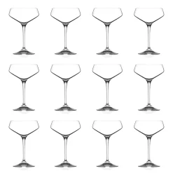 Servizio Calici da Champagne in Cristallo Ecologico Italiano 12 Pz - Etera