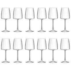 Servizio Calici in Cristallo Eco Italiano Minimale  12 Pezzi - Primordio