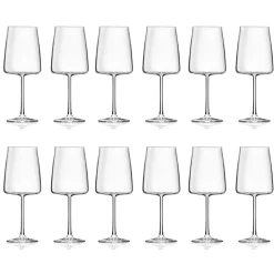 Servizio Calici in Cristallo Eco Italiano Minimale  12 Pezzi - Primordio