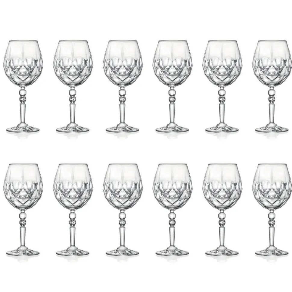 Servizio Calici per Aperitivo in Cristallo Ecologico Italiano 12 Pz - Bromeo