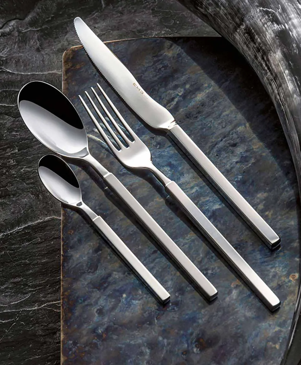 Servizio Completo Posate in Acciaio 24 Pezzi Design Made in Italy - Tricky