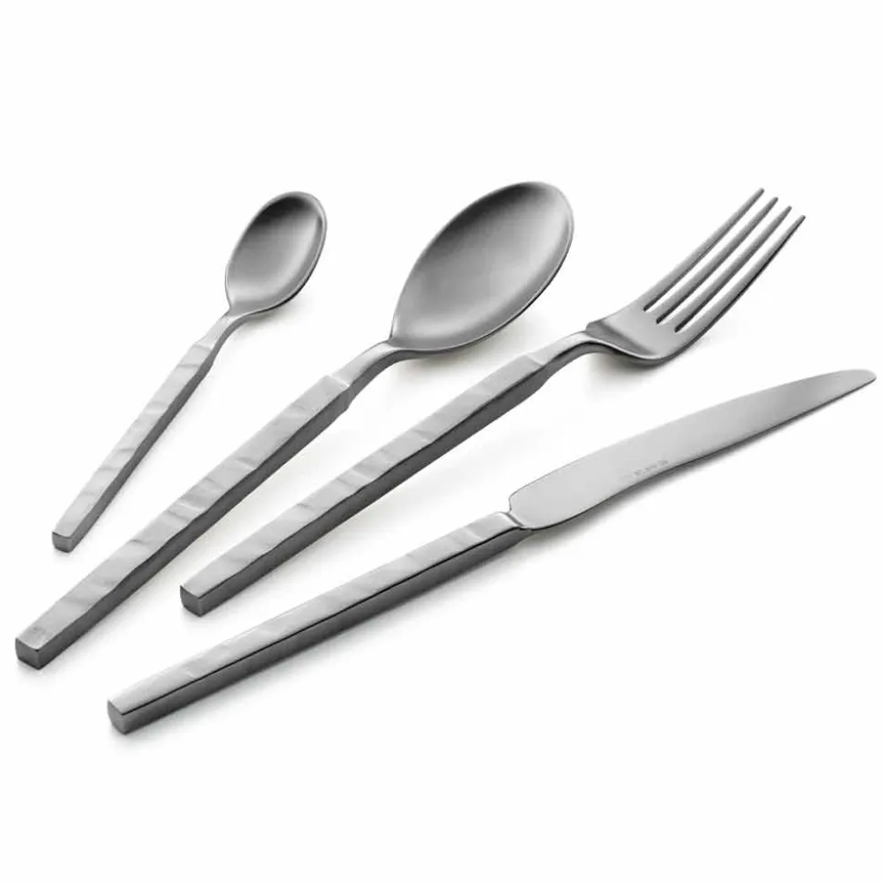Servizio Completo Posate in Acciaio 24 Pezzi Design Made in Italy - Tricky