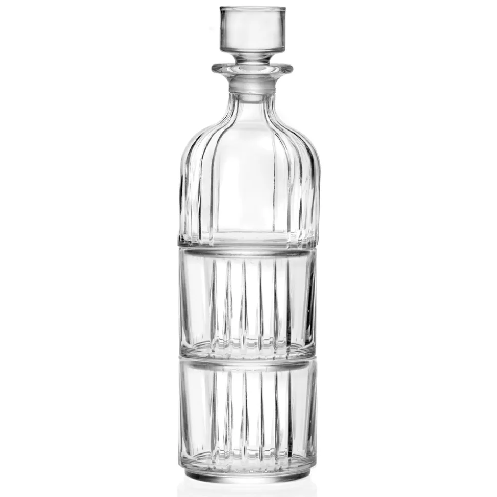 Servizio da Liquore in Cristallo Ecologico Impilabile 3 Pezzi - Spicco
