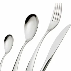 Servizio di Posate in Acciaio Inox Completo di Design 24 Pezzi - Hamtaro