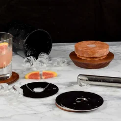 Servizio per Cocktail Accessori da Aperitivo in Marmo, Legno, Acciaio - Normanno