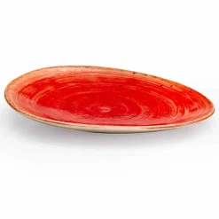 Servizio Piatti da Aperitivo 12 Pezzi in Gres Colorato di Design Moderno - Simba