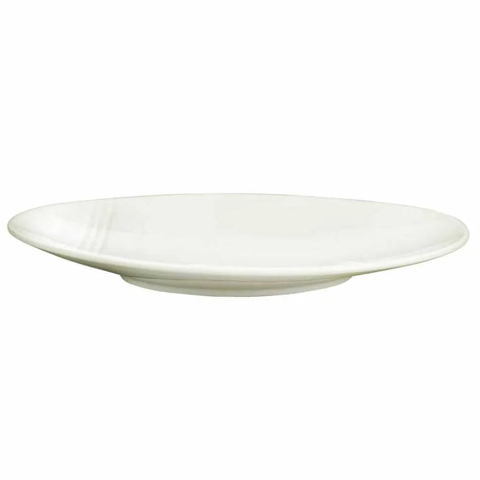 Servizio Piatti in Porcellana Bianca Design Moderno ed Elegante 23 Pezzi - Nalah