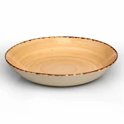 Servizio 12 Piatti Rettangolari e Tondi Colorati in Gres, Design Moderno - Simba