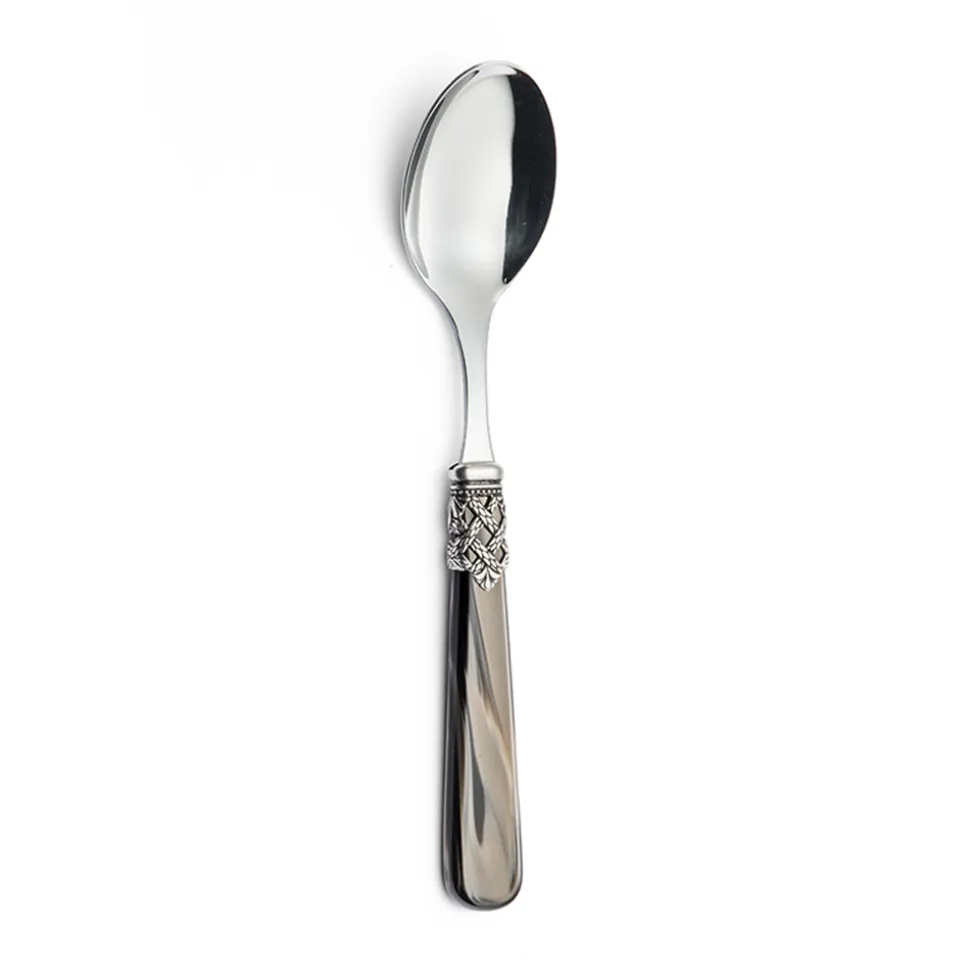 Servizio Posate Acciaio Inox e Plastica Avorio Perlato 24 Pezzi - Carlotta