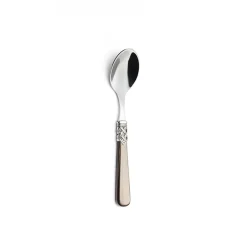 Servizio Posate Acciaio Inox e Plastica Avorio Perlato 24 Pezzi - Carlotta